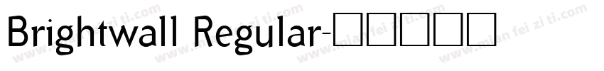 Brightwall Regular字体转换
